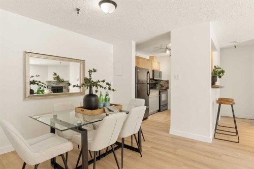 101-930 18 Avenue Sw, Calgary, AB - Indoor Photo Showing Dining Room