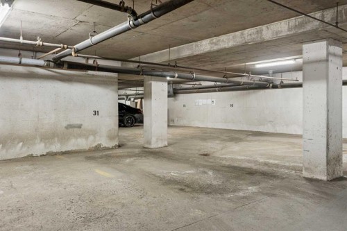 101-930 18 Avenue Sw, Calgary, AB - Indoor Photo Showing Garage