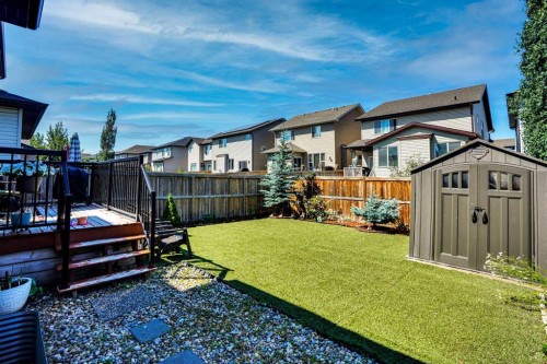 1239 Brightoncrest Green Se, Calgary, AB - Outdoor With Deck Patio Veranda