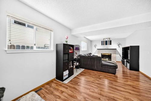 3628 Catalina Boulevard Ne, Calgary, AB - Indoor With Fireplace