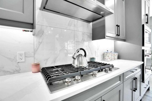 36 Waterford Terrace, Chestermere, AB - Indoor Photo Showing Kitchen With Upgraded Kitchen