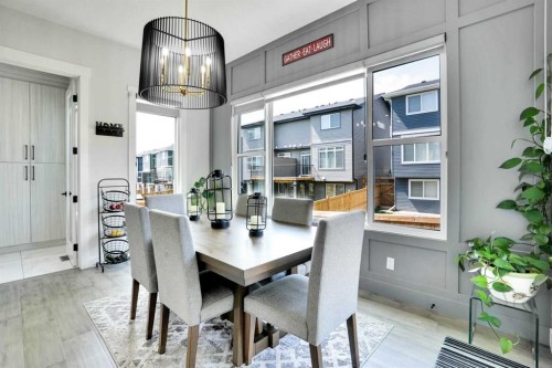 36 Waterford Terrace, Chestermere, AB - Indoor Photo Showing Dining Room