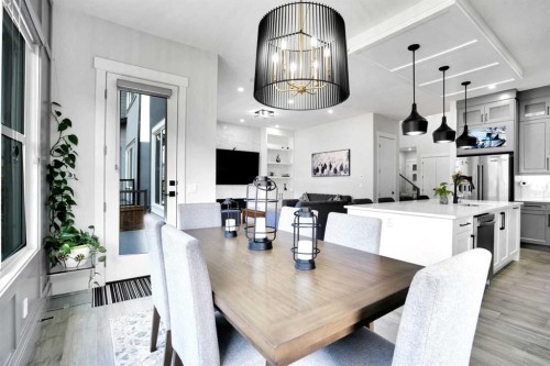 36 Waterford Terrace, Chestermere, AB - Indoor Photo Showing Dining Room
