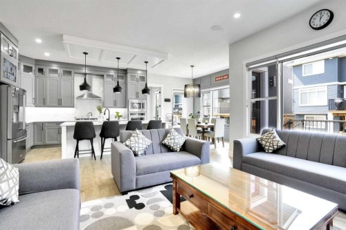 36 Waterford Terrace, Chestermere, AB - Indoor Photo Showing Living Room