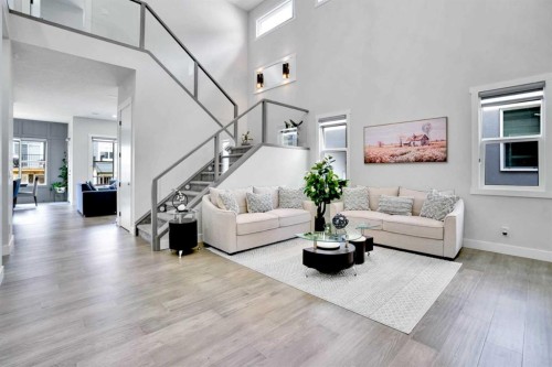 36 Waterford Terrace, Chestermere, AB - Indoor Photo Showing Living Room