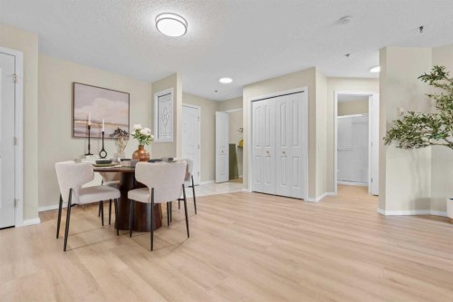 1203-1818 Simcoe Boulevard Sw, Calgary, AB - Indoor Photo Showing Dining Room