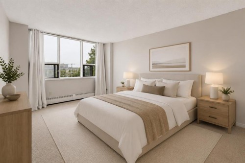 401-145 Point Drive Nw, Calgary, AB - Indoor Photo Showing Bedroom