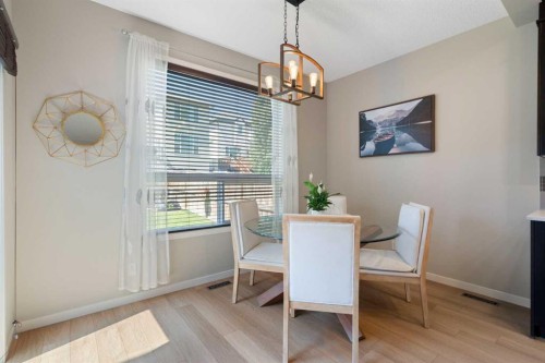 1258 New Brighton Drive Se, Calgary, AB - Indoor Photo Showing Dining Room