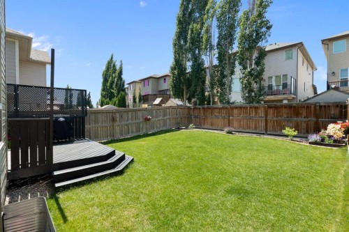 1258 New Brighton Drive Se, Calgary, AB - Outdoor With Backyard
