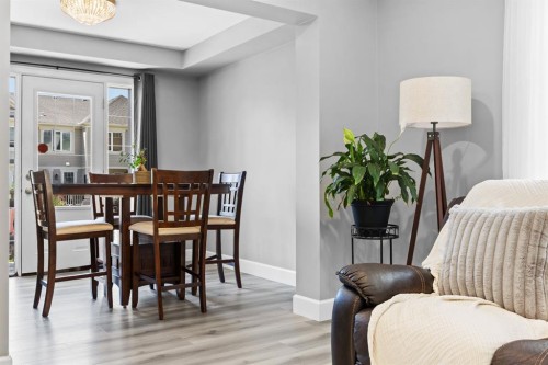 52 Windstone Green Sw, Airdrie, AB - Indoor Photo Showing Dining Room