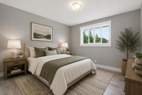 99 Pinecliff Close, Calgary, AB - Indoor Photo Showing Bedroom