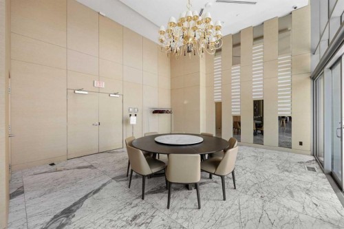 701-738 1 Avenue Sw, Calgary, AB - Indoor Photo Showing Dining Room