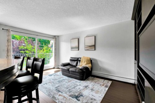 302-1730 7 Street, Calgary, AB - Indoor Photo Showing Living Room