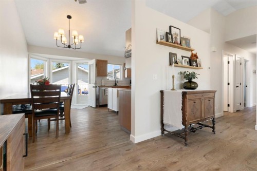 34 West Mcmanus Road, Cochrane, AB - Indoor Photo Showing Dining Room