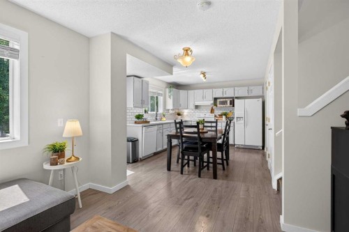 66 Canoe Close Sw, Airdrie, AB - Indoor Photo Showing Dining Room