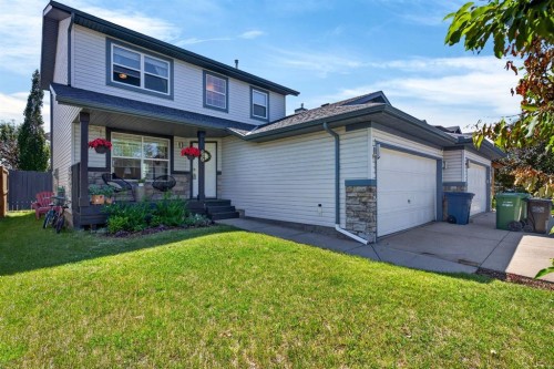 66 Canoe Close Sw, Airdrie, AB - Outdoor With Deck Patio Veranda