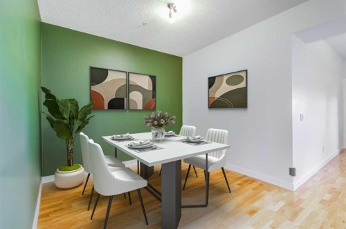 206-1818 14 Street Sw, Calgary, AB - Indoor Photo Showing Dining Room