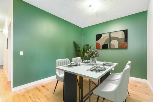 206-1818 14 Street Sw, Calgary, AB - Indoor Photo Showing Dining Room