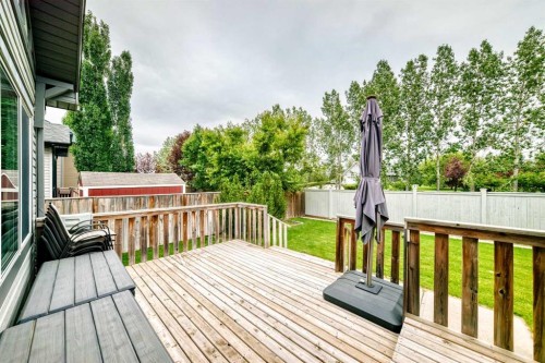 188 Hawkmere Way, Chestermere, AB - Outdoor With Deck Patio Veranda With Exterior