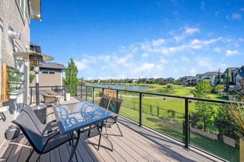 148 Rainbow Falls Glen, Chestermere, AB - Outdoor With Deck Patio Veranda With Exterior