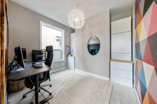 148 Rainbow Falls Glen, Chestermere, AB - Indoor Photo Showing Office