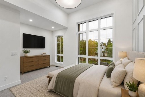 1810 19 Avenue Nw, Calgary, AB - Indoor Photo Showing Bedroom