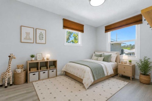 4608 70 Street Nw, Calgary, AB - Indoor Photo Showing Bedroom
