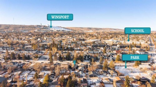 4608 70 Street Nw, Calgary, AB - Outdoor With View
