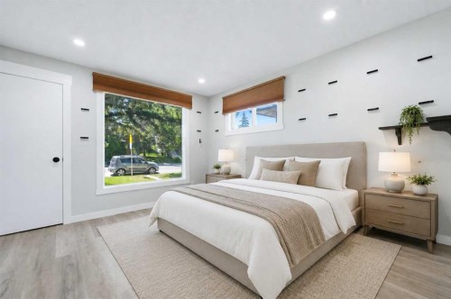 4608 70 Street Nw, Calgary, AB - Indoor Photo Showing Bedroom