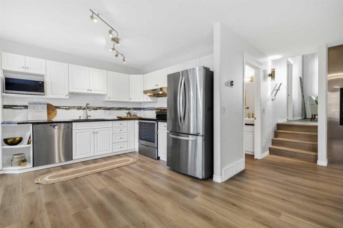 155 Prominence Heights Sw, Calgary, AB - Indoor Photo Showing Kitchen With Stainless Steel Kitchen With Upgraded Kitchen