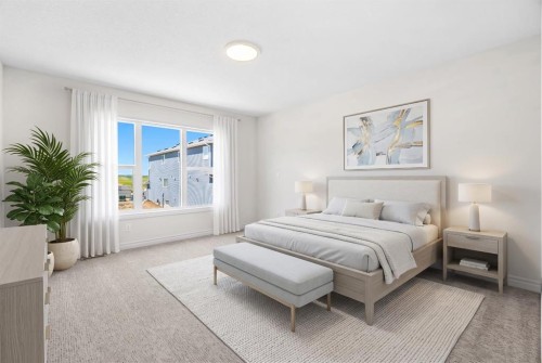 63 Annette Rise Nw, Calgary, AB - Indoor Photo Showing Bedroom