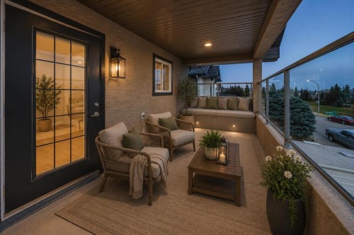 255 Gleneagles View, Cochrane, AB - Outdoor With Deck Patio Veranda With Exterior