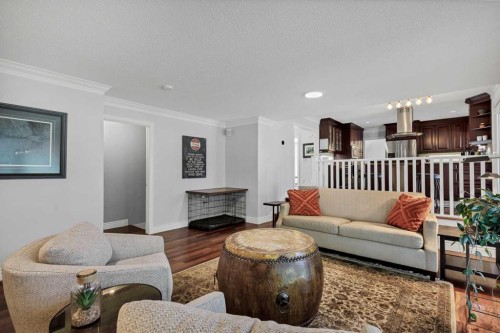 10907 Willowfern Drive Se, Calgary, AB - Indoor Photo Showing Living Room