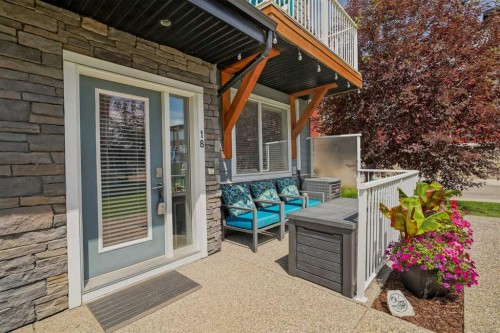 18-111 Rainbow Falls Gate, Chestermere, AB - Outdoor With Deck Patio Veranda With Exterior