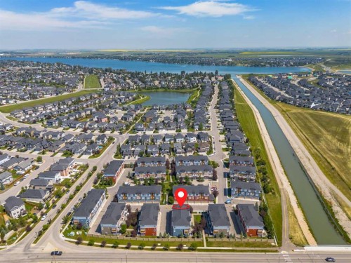 18-111 Rainbow Falls Gate, Chestermere, AB - Outdoor With Body Of Water With View