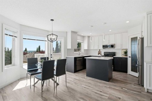 271 Sienna Park View Sw, Calgary, AB - Indoor Photo Showing Kitchen With Stainless Steel Kitchen With Upgraded Kitchen