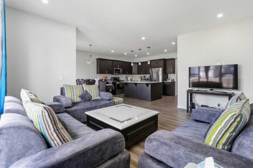 62 Wolf Hollow Way Se, Calgary, AB - Indoor Photo Showing Living Room