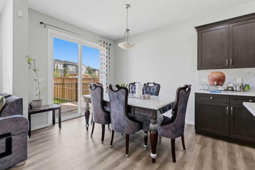 62 Wolf Hollow Way Se, Calgary, AB - Indoor Photo Showing Dining Room