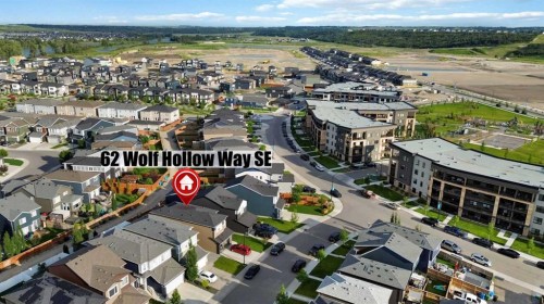 62 Wolf Hollow Way Se, Calgary, AB - Outdoor With View