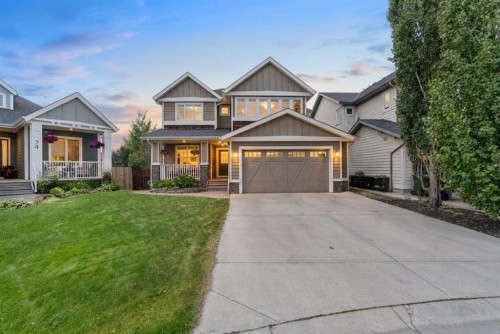 78 Auburn Sound Place Se, Calgary, AB - Outdoor With Deck Patio Veranda With Facade
