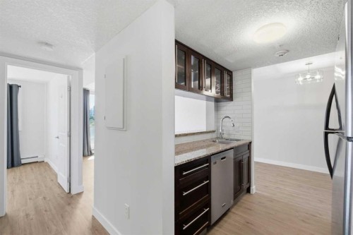 404-429 14 Street Nw, Calgary, AB - Indoor Photo Showing Kitchen