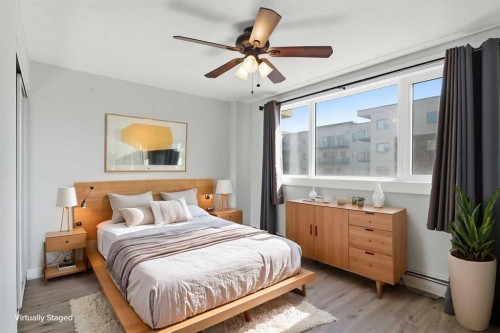 404-429 14 Street Nw, Calgary, AB - Indoor Photo Showing Bedroom