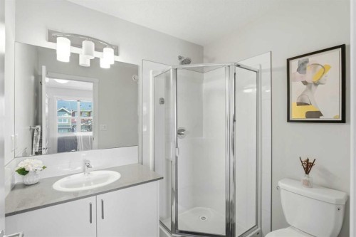 412 Cranbrook Square Se, Calgary, AB - Indoor Photo Showing Bathroom