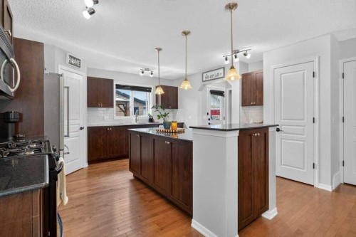 269 Silverado Way Sw, Calgary, AB - Indoor Photo Showing Kitchen With Upgraded Kitchen