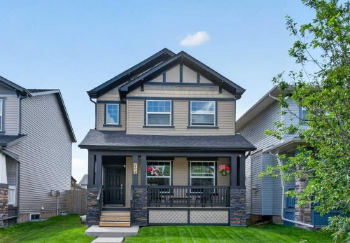 269 Silverado Way Sw, Calgary, AB - Outdoor With Deck Patio Veranda With Facade