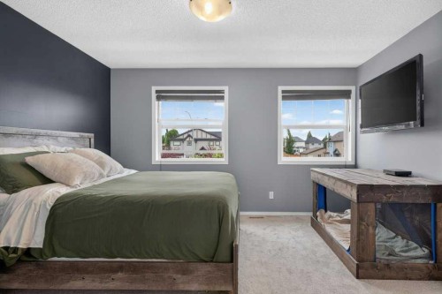 269 Silverado Way Sw, Calgary, AB - Indoor Photo Showing Bedroom