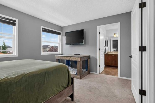 269 Silverado Way Sw, Calgary, AB - Indoor Photo Showing Bedroom