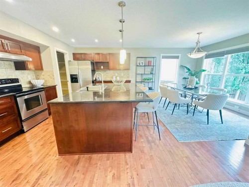 29 Everhollow Rise Sw, Calgary, AB - Indoor Photo Showing Kitchen With Stainless Steel Kitchen
