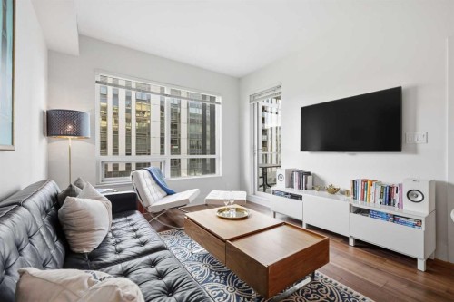 419-46 9 Street Ne, Calgary, AB - Indoor Photo Showing Living Room