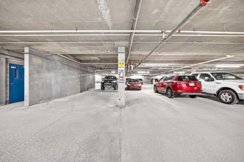 209-260 Shawville Way Se, Calgary, AB - Indoor Photo Showing Garage